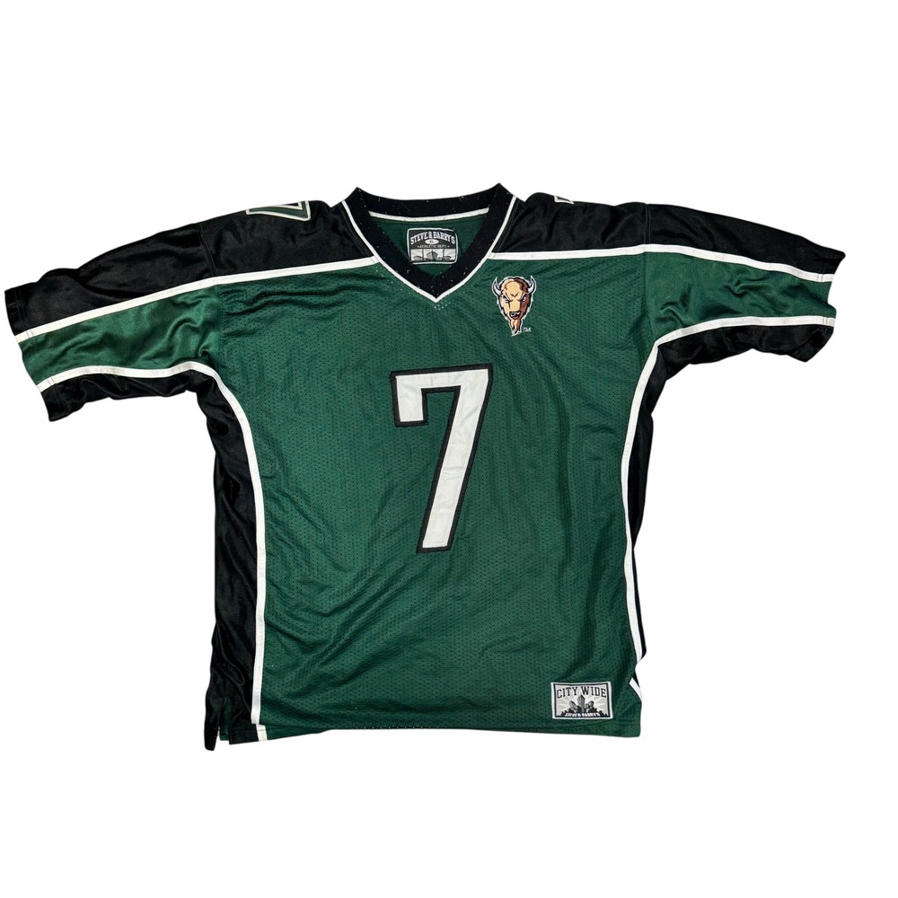 Steve & Barrys Marshall Thundering Herd Football Jersey Green XL Stitched 7